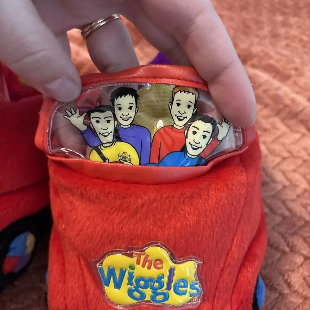 Wiggles 2005 Big Red Car Toddler Shoe House Slippers -Size 7-8c